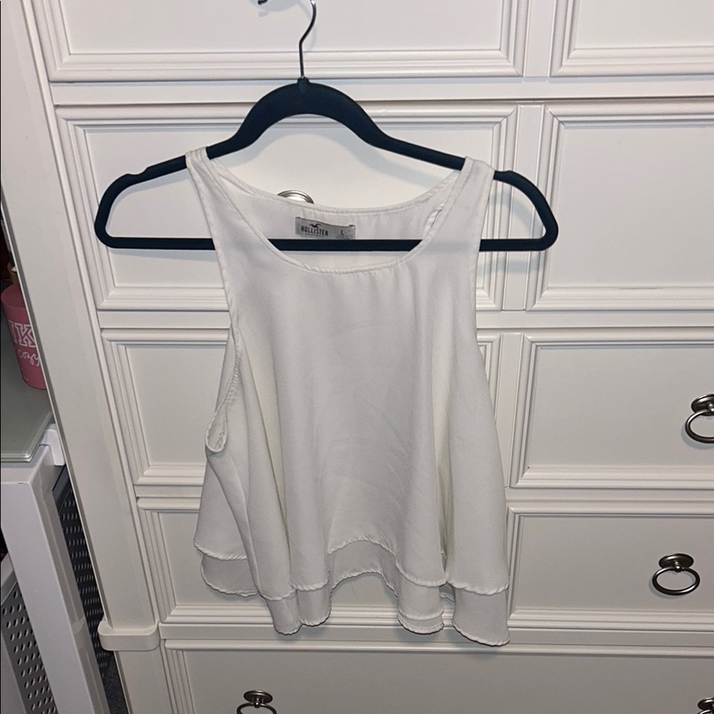 Elegant White Sleeveless Top